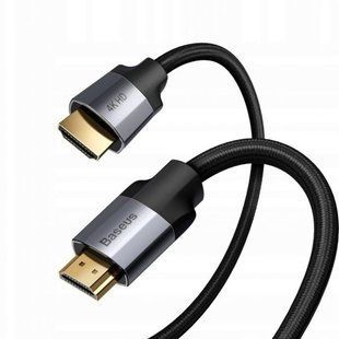 Кабель Baseus HDMI-HDMI Enjoyment Series for 4K, 5m., black