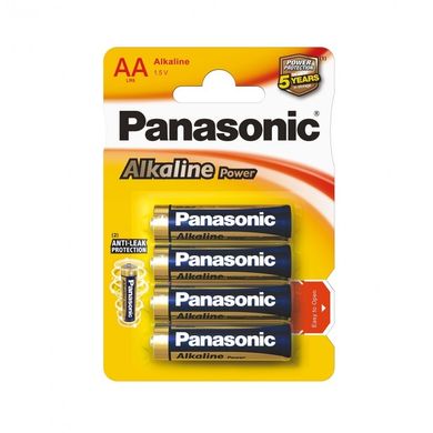 Батарейки Panasonic Alkaline Power LR6, AA (3+1/48) BL