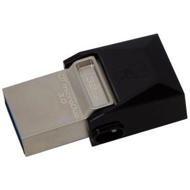 Накопичувач Kingston DataTraveler MicroDuo USB 3.0/MicroUSB 32GB Grey (DTDUO3/32GB)