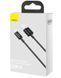Кабель Lightning Baseus Superior Series, 2.4A (CALYS-C01) 2m., black 10011274 фото 1