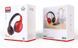 Гарнітура бездротова Bluetooth XO BE35, BT 5.2, 15H, microUSB, red