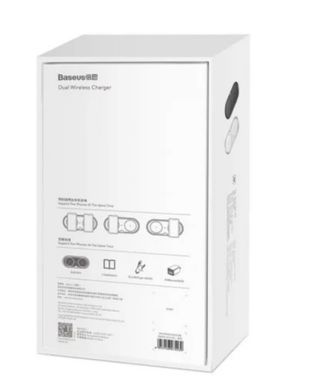 БЗП Baseus QI Dual Wireless Charger QC, 2A, 10W, black