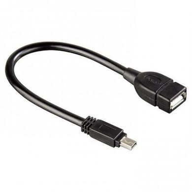 Кабель Perfeo U4201, USB (розетка) - miniUSB (вилка), 0.5m. (OTG)