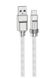 Кабель Type-C HOCO U113 Solid silicone charging cable (6A, 100W) 1m., silver 10010354 фото 2