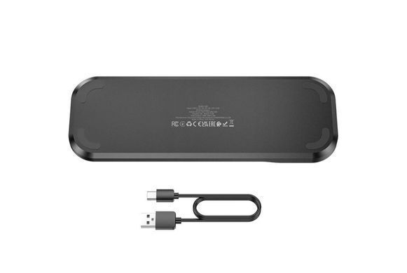 БЗП HOCO CQ5 Step 3 in 1wireless fast 15W QC PD ( I Watch) Black