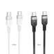 Кабель Type-C to Type-C HOCO X109 Energy silicone charging Data 3A, 1m, black 10012167 фото 3