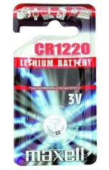 Батарейки літієві Maxell CR 1220 (1/10) BL (Японія)