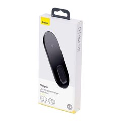 БЗП Baseus QI Simple 2in1 Wireless Charger Pro for Phone+Pod (15W) (BS-W508) transparent