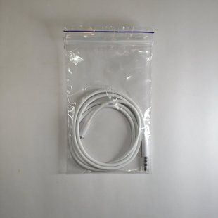Кабель AUX Jack3.5-Jack3.5 ECO силікон, white