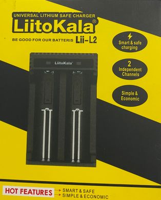 Зарядний пристрій LiitoKala Lii L2 (2xLi-Ion 10400-18650-22650)