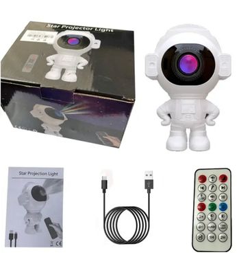 Зоряний 3D проектор MGY-144 Astronaut, Bluetooth, Speaker, Night Light