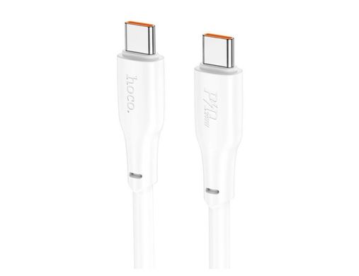 Кабель Type-C to Type-C HOCO X93 Force fast charging cable, 240W, 1m., white