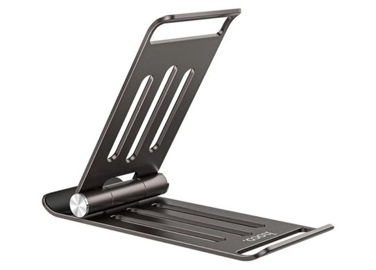 Тримач-підставка для телефону HOCO PH49 Elegant metal folding desktop holder, black