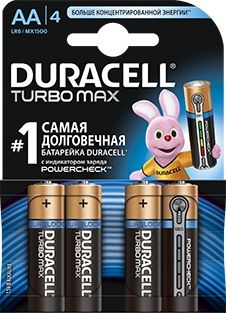 Батарейки Duracell Turbo/Ultra LR6, AA (2/20) BL