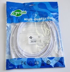 Кабель Atcom удлинитель USB 2.0 AM/AF, 5m. білий (USB: папа - мама) (4717)