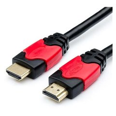 Кабель Atcom HDMI-HDMI Red/Gold ver 2.0, 1m. for 4K (24941)