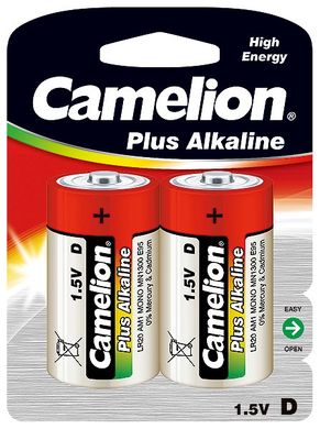 Батарейки Camelion Alkaline LR20, D (2/12) BL