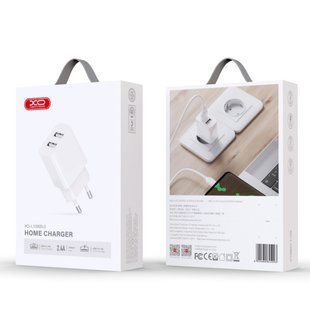 МЗП XO L109 (2xUSB, 2.4A) White
