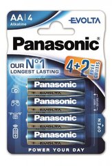 Батарейки Panasonic Alkaline Evolta LR6, AA (6/72) BL