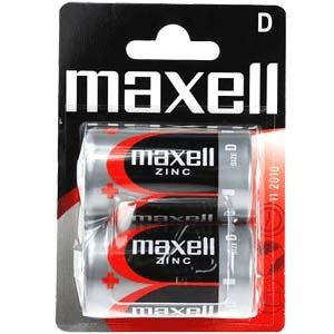 Батарейки Maxell R20, D (2/24) BL