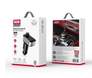 АЗП FM-модулятор XO BCC10 Bluetooth+USB 3.1A Black