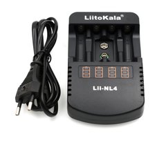 Зарядний пристрій універсальний LiitoKala Lii-NL4 (4xNi-CD/Ni-MH, 1x9V крона)