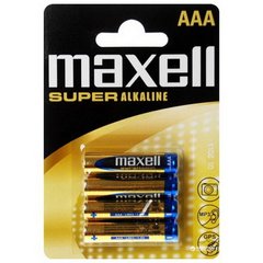 Батарейки Maxell Super Alkaline LR03, AAA (4/48) BL