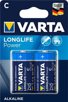 Батарейки Varta LongLife LR14, C (2/24)