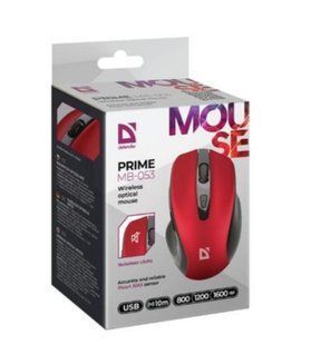 Миша бездротова Defender MB-053 Prime 6D 800-1600dpi Wireless Silent Red
