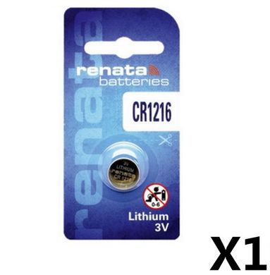 Батарейки літієві Renata CR 1216 (1 BL)
