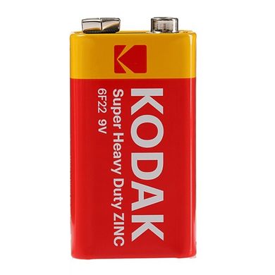 Батарейки Kodak 6F22, 9V крона (1/10)
