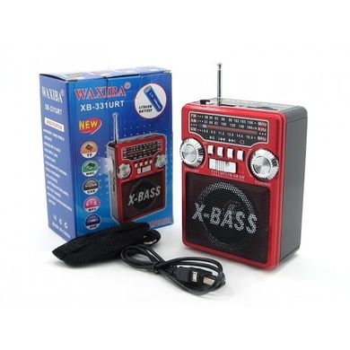 Радіоприймач XB-331 URT MP3/FM/MicroSD/USB (3xAA)