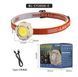 Ліхтар на голову CY-2026-C-COB (white+yellow) + 4LED (red+blue), Li-ion акум., ЗП кабель Type-C 10011580 фото 3