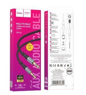 Кабель AUX - AUX HOCO UPA26 Fresh 1m Black