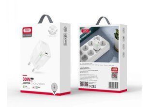 МЗП XO CE06 GaN Lamp Display (1xType-C, QC/PD 3.0, 3A, 30W) white