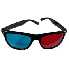 3D-очки NVIDIA 3D Vision анаглифные пластиковые красно-синие (red-cyan) со шторками