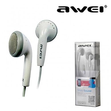 Навушники AWEI ES10 white