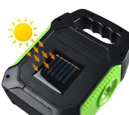 Ліхтар кемпінговий JY-978B LED+2COB, Power Bank, Li-ion акумулятор, сонячна панель, ЗП microUSB